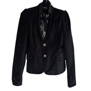 Dolls Kill Widow NWT Dark Bloodlust Lined Velvet Blazer Large